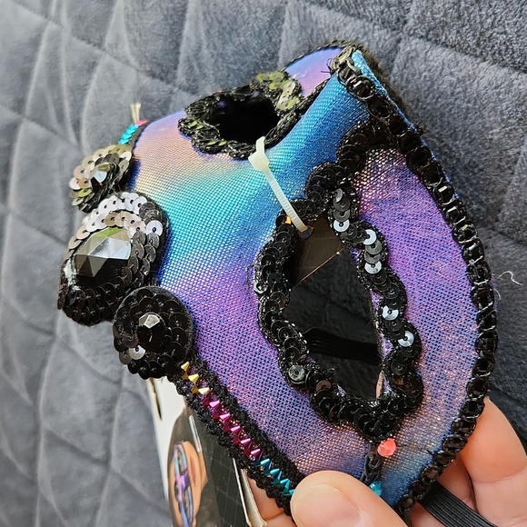 Dark Rainbow Mask ☆ Masquerade ☆ Party ☆ Dress up ☆ Brand New! - Picture 4 of 7